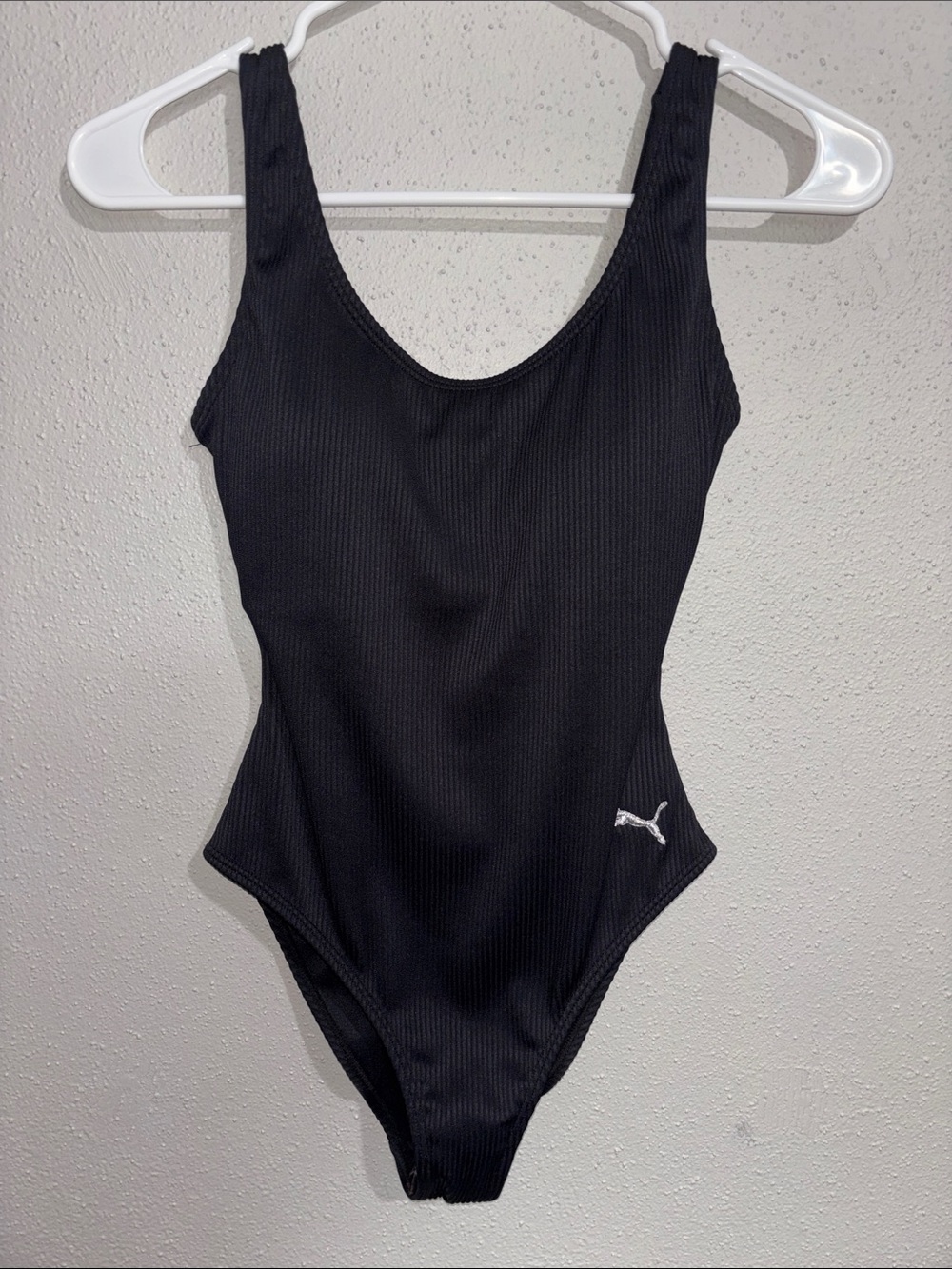 PUMA Women's Ribbed One-Piece Swimsuit (size x-small)